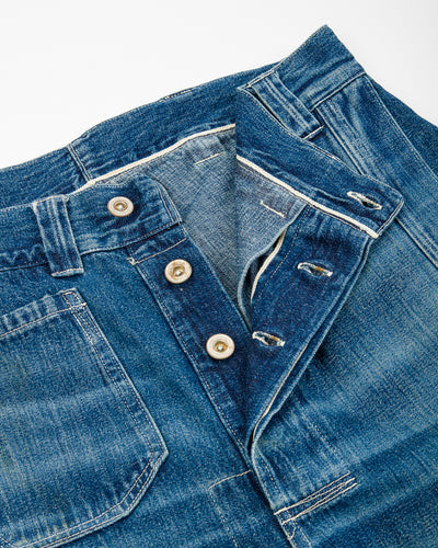 Warehouse 1910s Netmaker's Trousers - Indigo (Used Wash) - Standard & Strange