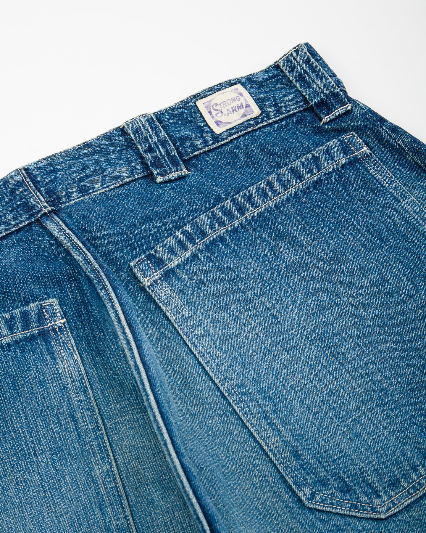 Warehouse 1910s Netmaker's Trousers - Indigo (Used Wash) - Standard & Strange