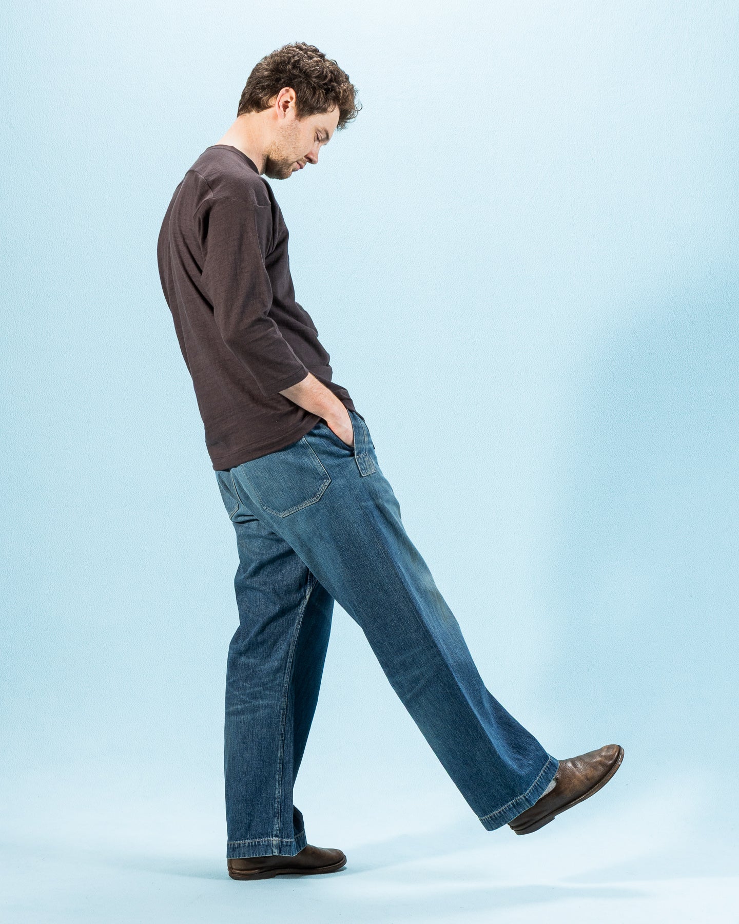 Warehouse 1910s Netmaker's Trousers - Indigo (Used Wash) - Standard & Strange