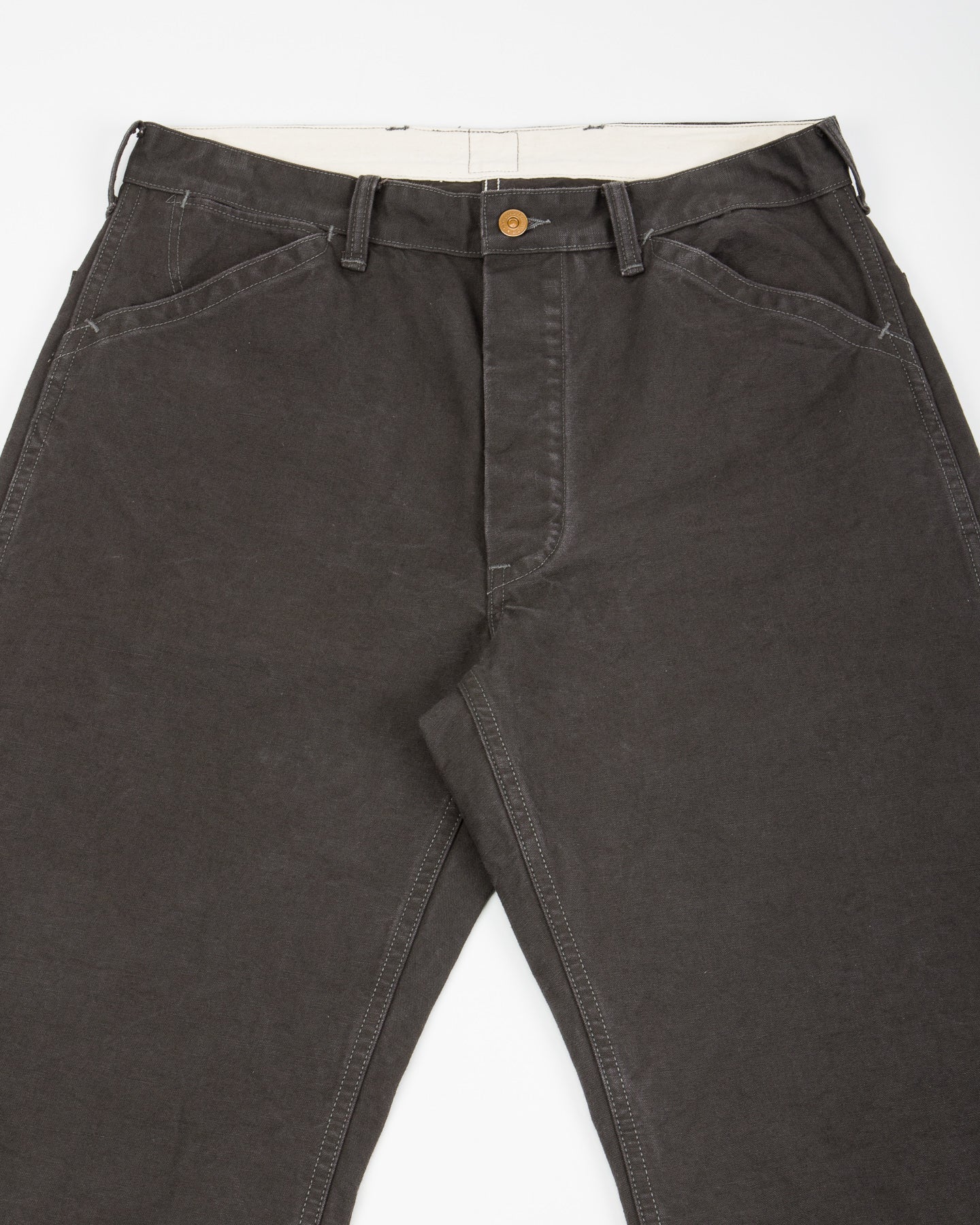 Warehouse 1940s Ironworkers' Trousers - Duck Black - Standard & Strange