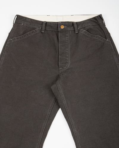 Warehouse 1940s Ironworkers' Trousers - Duck Black - Standard & Strange