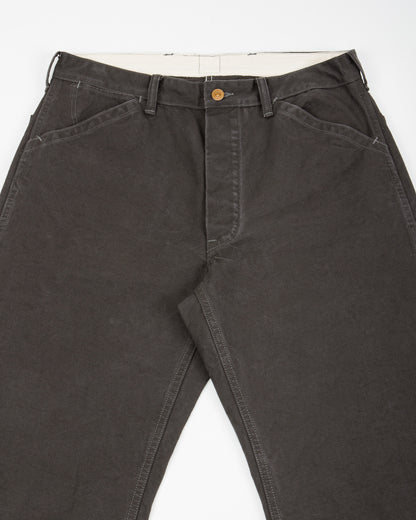 Warehouse 1940s Ironworkers' Trousers - Duck Black - Standard & Strange
