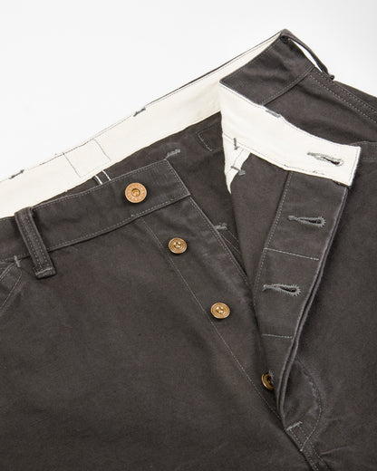 Warehouse 1940s Ironworkers' Trousers - Duck Black - Standard & Strange