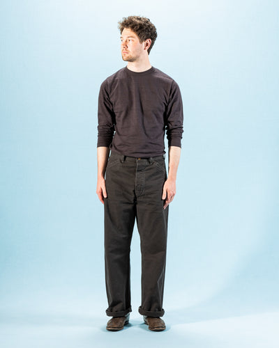 Warehouse 1940s Ironworkers' Trousers - Duck Black - Standard & Strange