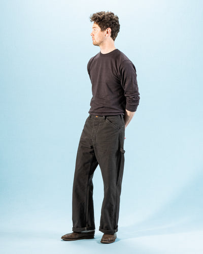 Warehouse 1940s Ironworkers' Trousers - Duck Black - Standard & Strange