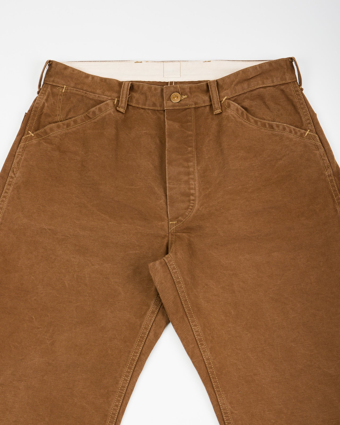 Warehouse 1940s Ironworkers' Trousers - Duck Brown - Standard & Strange