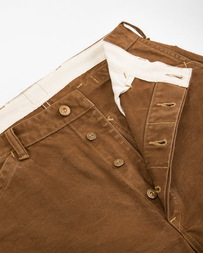 Warehouse 1940s Ironworkers' Trousers - Duck Brown - Standard & Strange