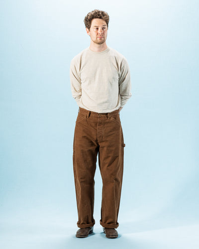 Warehouse 1940s Ironworkers' Trousers - Duck Brown - Standard & Strange
