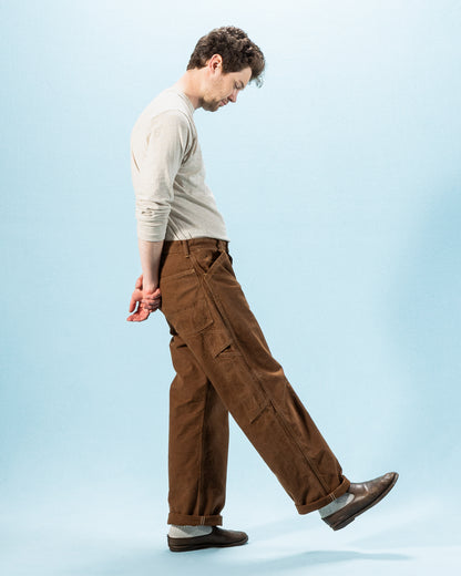 Warehouse 1940s Ironworkers' Trousers - Duck Brown - Standard & Strange