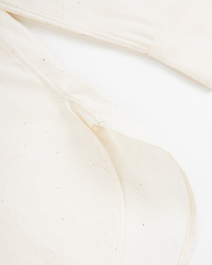 John Gluckow BB Round Collar Oxford - Ecru - Standard & Strange