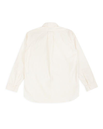 John Gluckow BB Round Collar Oxford - Ecru - Standard & Strange