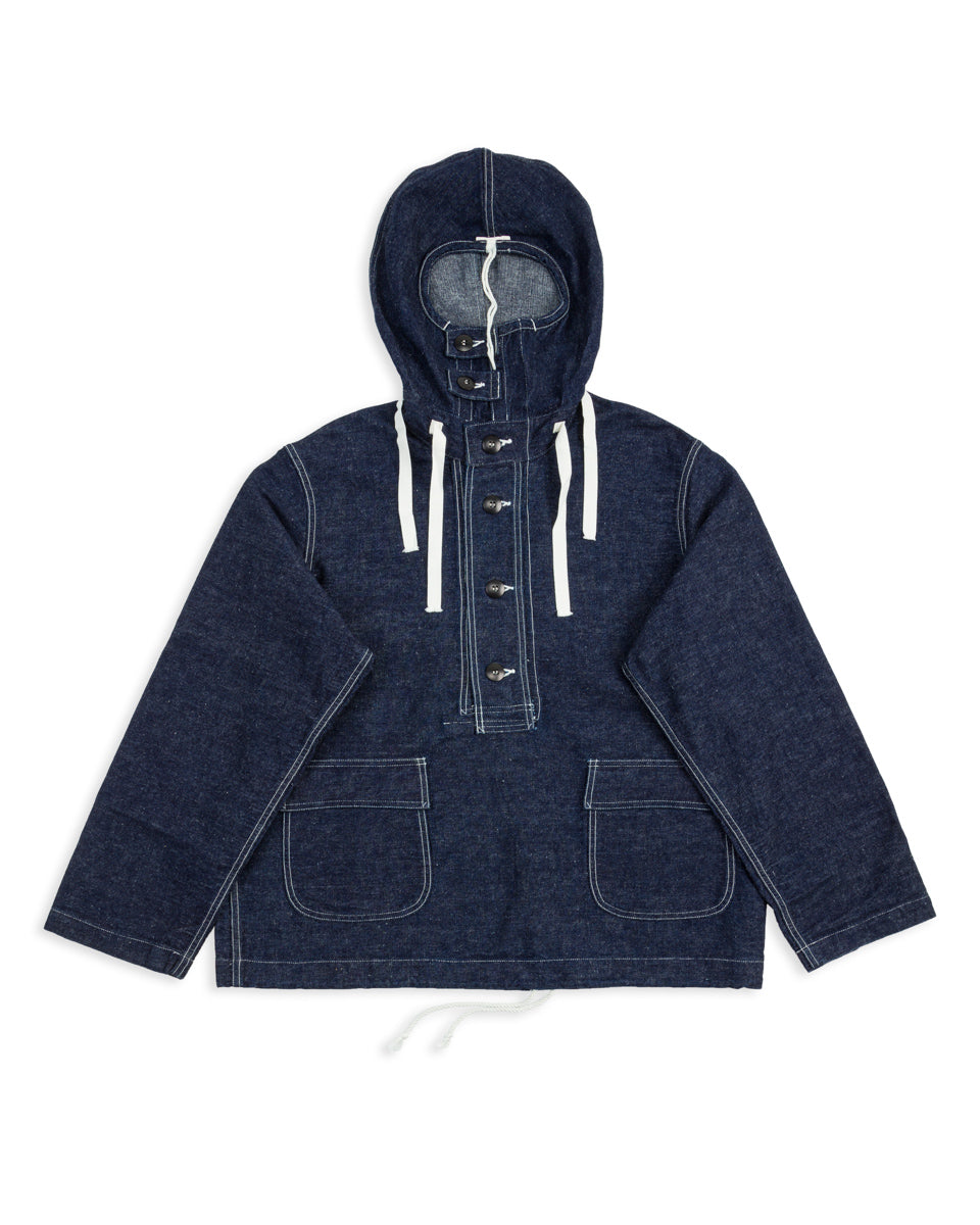 John Gluckow Sailors Pullover Parka - Indigo Denim - Standard & Strange