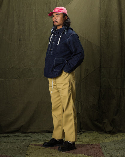John Gluckow Sailors Pullover Parka - Indigo Denim - Standard & Strange