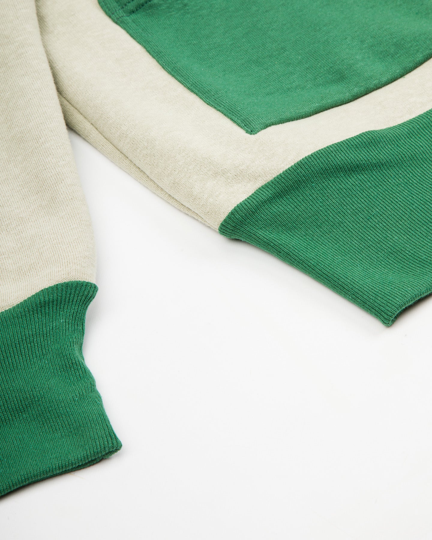 Warehouse The Olympic Champion Sweat Parka - Beige/Green - Standard & Strange