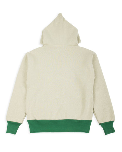 Warehouse The Olympic Champion Sweat Parka - Beige/Green - Standard & Strange