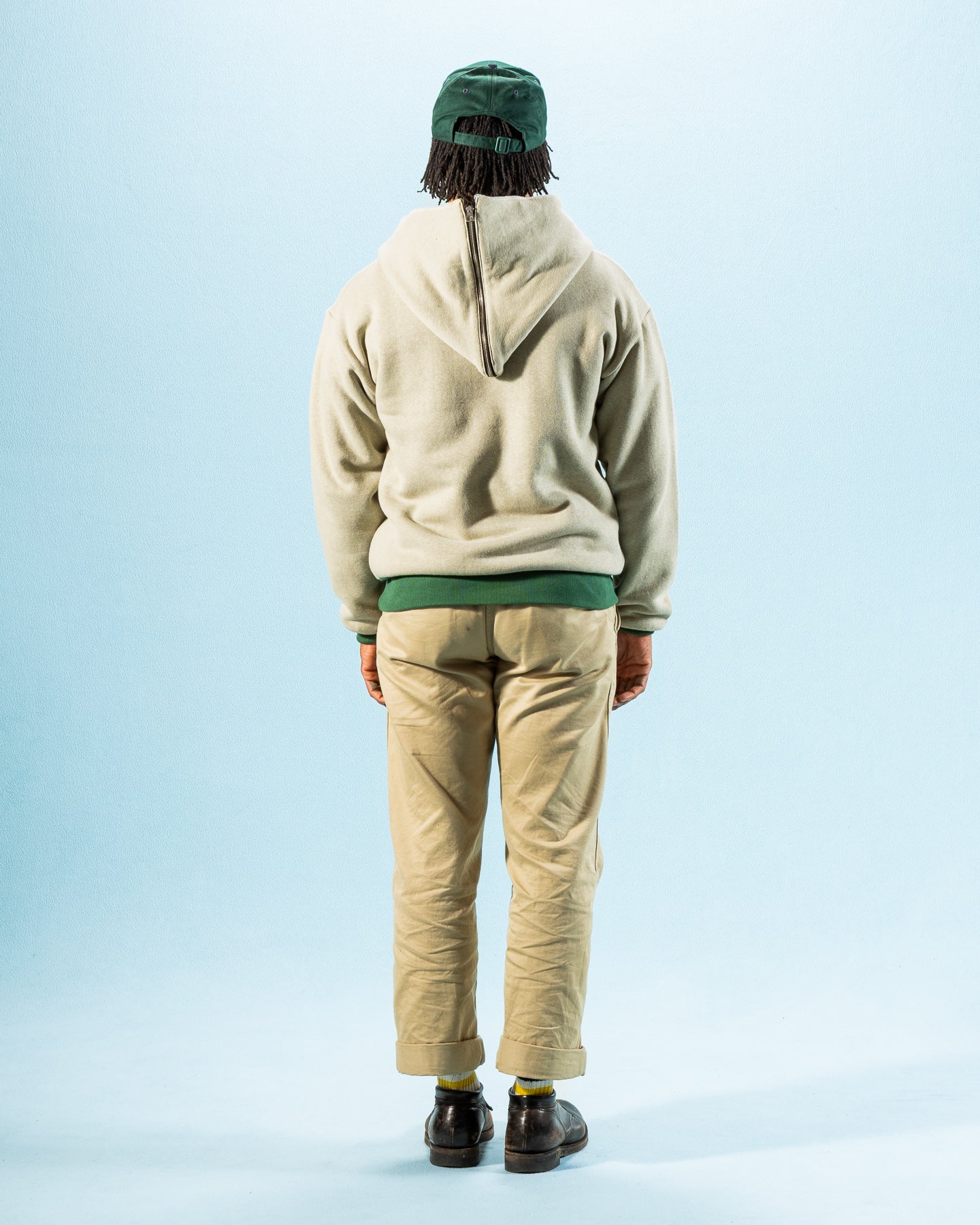 Warehouse The Olympic Champion Sweat Parka - Beige/Green - Standard & Strange