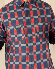 John Gluckow The Heater Shirt - Navy - Standard & Strange