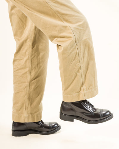 John Lofgren Combat Boots - Black Ops Shinki Shell Cordovan - Standard & Strange