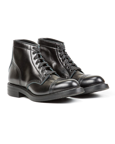 John Lofgren Combat Boots - Black Ops Shinki Shell Cordovan - Standard & Strange