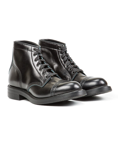 John Lofgren Combat Boots - Black Ops Shinki Shell Cordovan - Standard & Strange