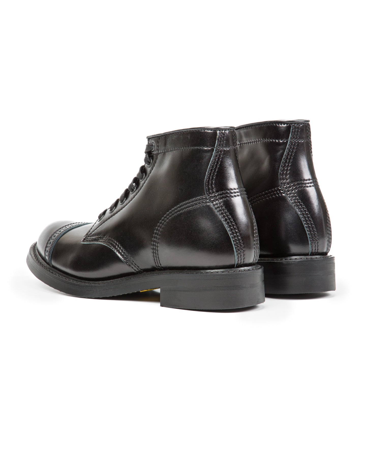 コガ's sho Combat Boots - Black Ops Shinki Shell Cordovan – Standard & Strange