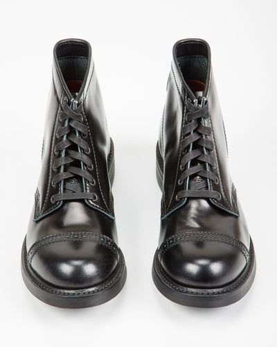 John Lofgren Combat Boots - Black Ops Shinki Shell Cordovan - Standard & Strange
