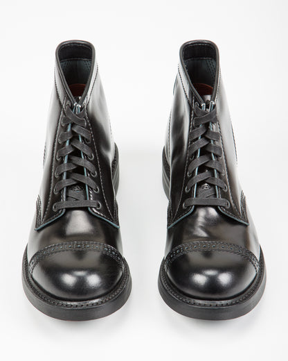 John Lofgren Combat Boots - Black Ops Shinki Shell Cordovan - Standard & Strange