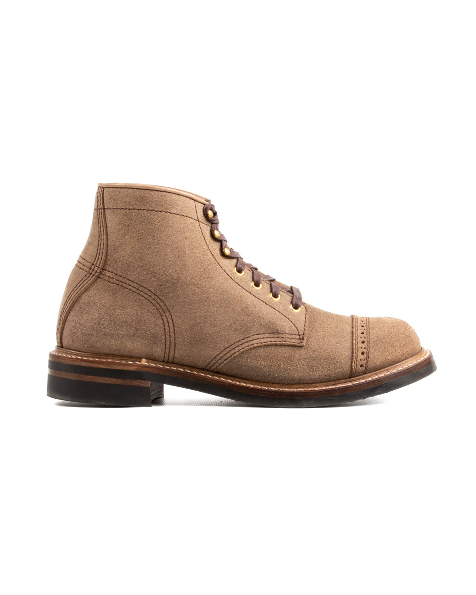 John Lofgren Combat Boots - Natural CXL Roughout – Standard & Strange