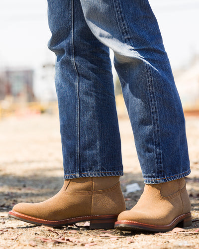 John Lofgren Duke Roper Boots - Natural CXL Roughout - Standard & Strange