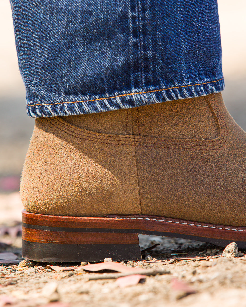 John Lofgren Duke Roper Boots - Natural CXL Roughout - Standard & Strange