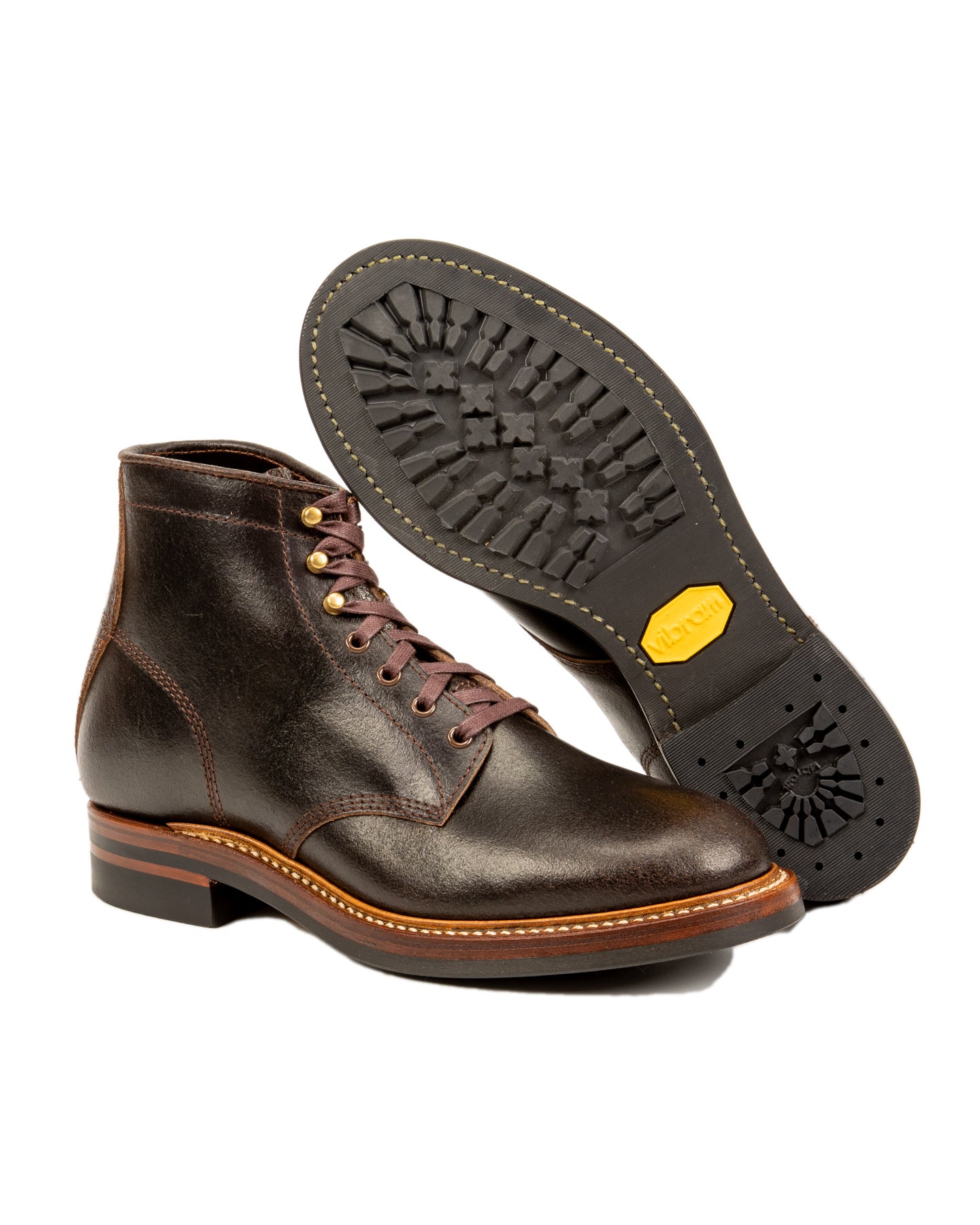 El Capitan Boots - Dark Brown Waxed Flesh – Standard & Strange
