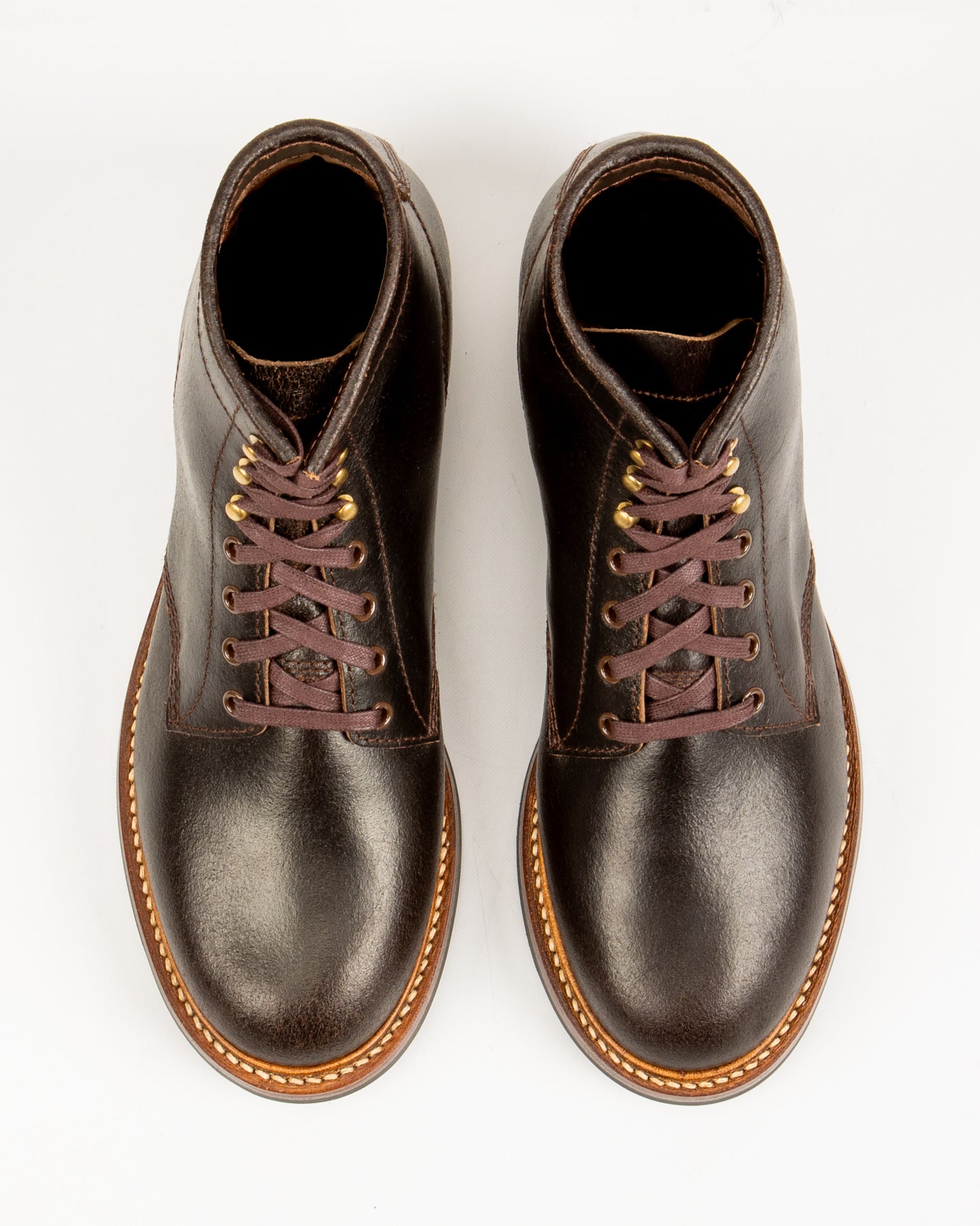 John Lofgren El Capitan Boots - Dark Brown Waxed Flesh - Standard & Strange
