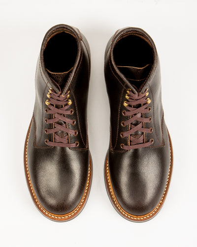 John Lofgren El Capitan Boots - Dark Brown Waxed Flesh - Standard & Strange