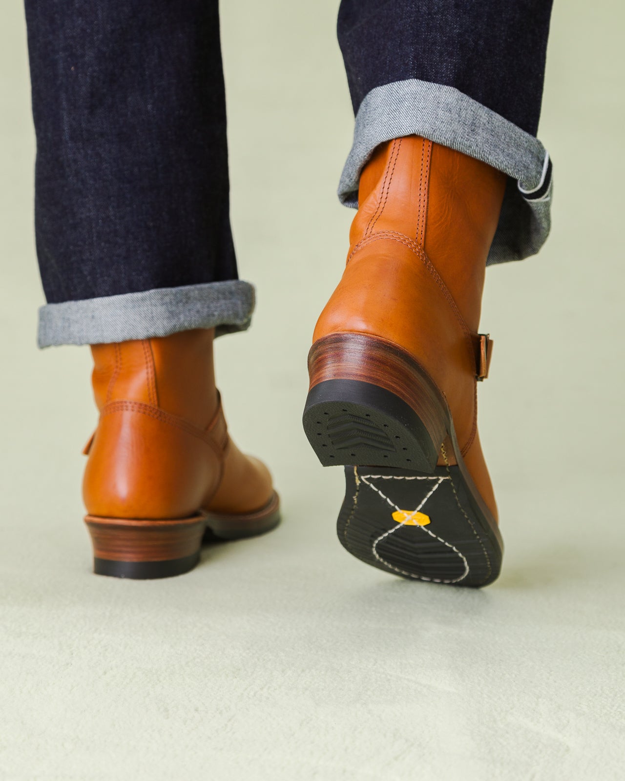 John Lofgren Engineer Boots - Badalassi Cognac – Standard & Strange