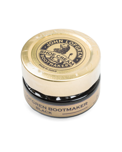 John Lofgren JLB Leather Cream - Black - Standard & Strange