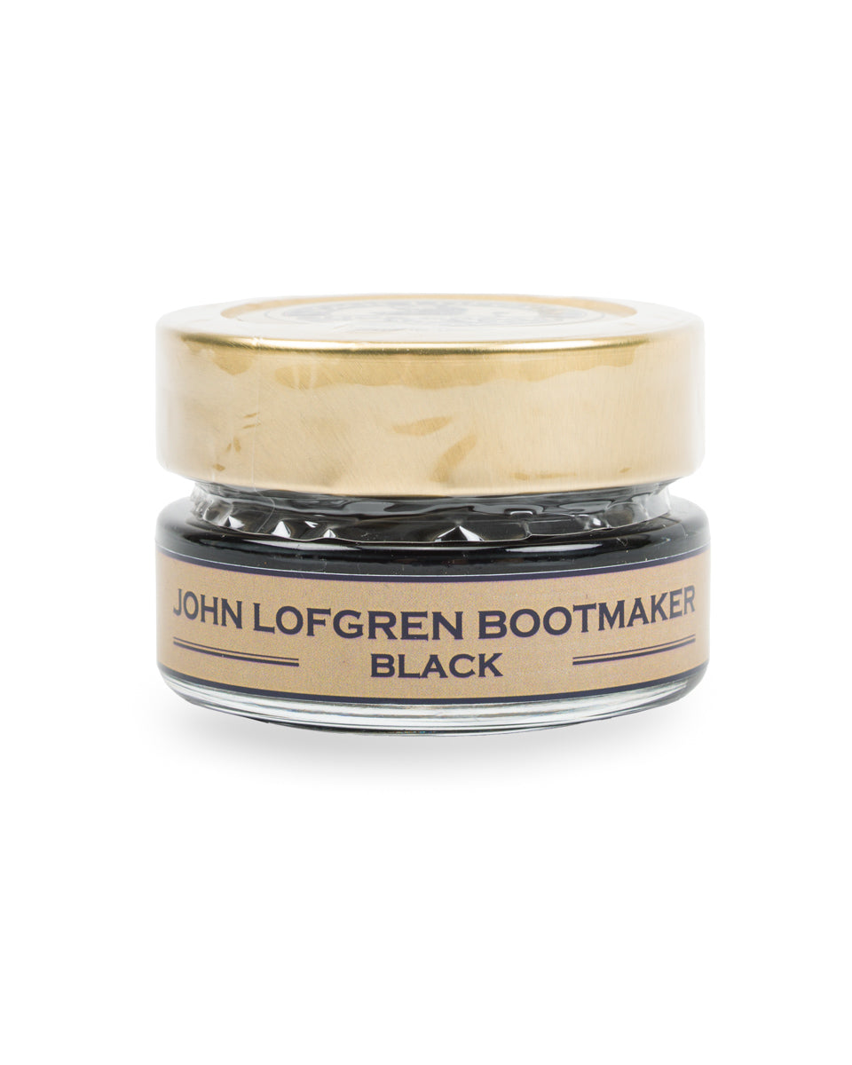 John Lofgren JLB Leather Cream - Black - Standard & Strange