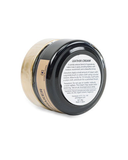 John Lofgren JLB Leather Cream - Black - Standard & Strange