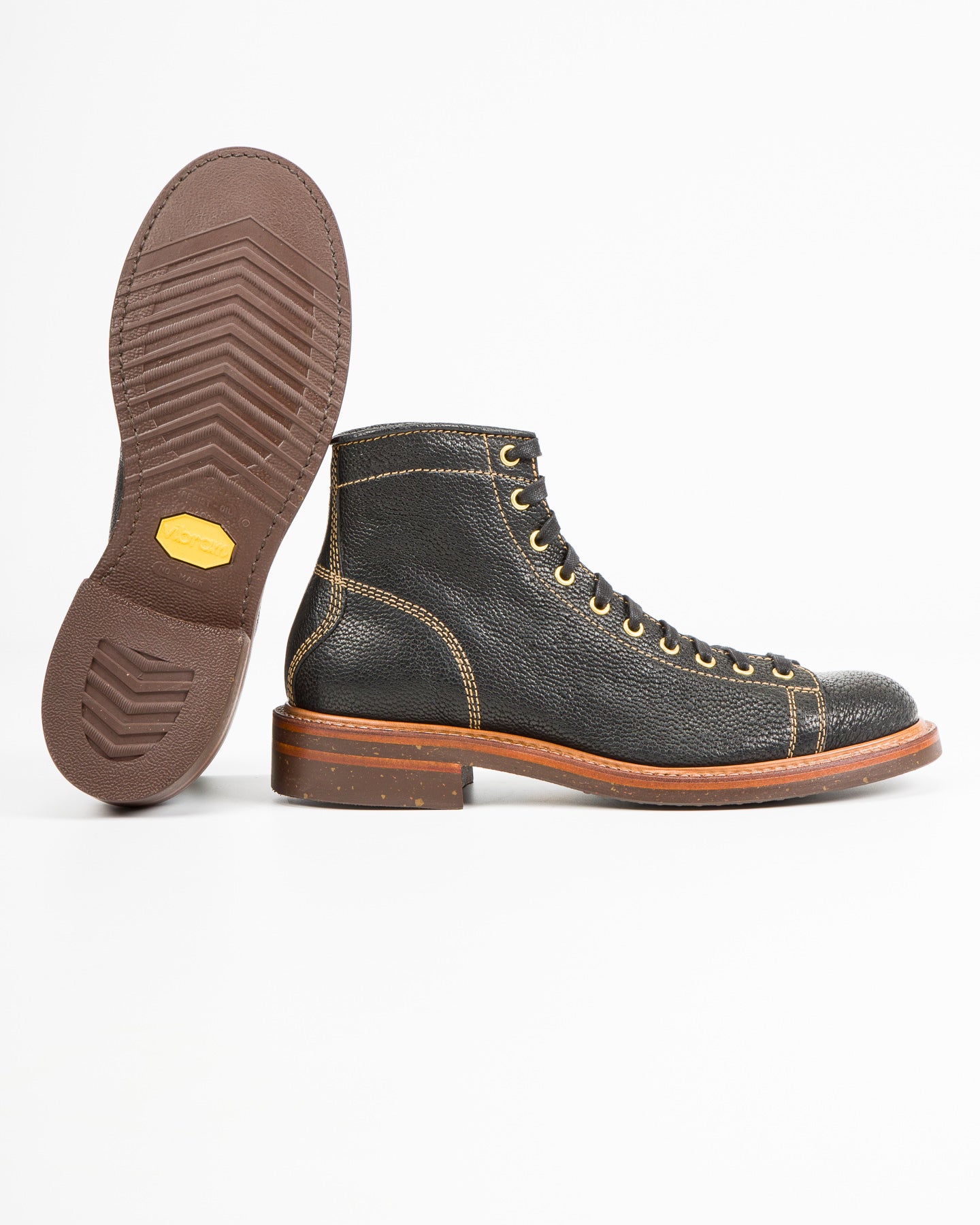 Monkey Boots - Black Hokkaido Ezo Bear Hide – Standard & Strange