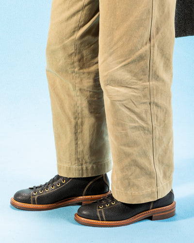 John Lofgren Monkey Boots - Black Hokkaido Ezo Bear Hide - Standard & Strange