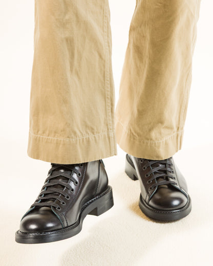 John Lofgren Monkey Boots - Black Ops Shinki Shell Cordovan - Standard & Strange