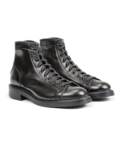 John Lofgren Monkey Boots - Black Ops Shinki Shell Cordovan - Standard & Strange