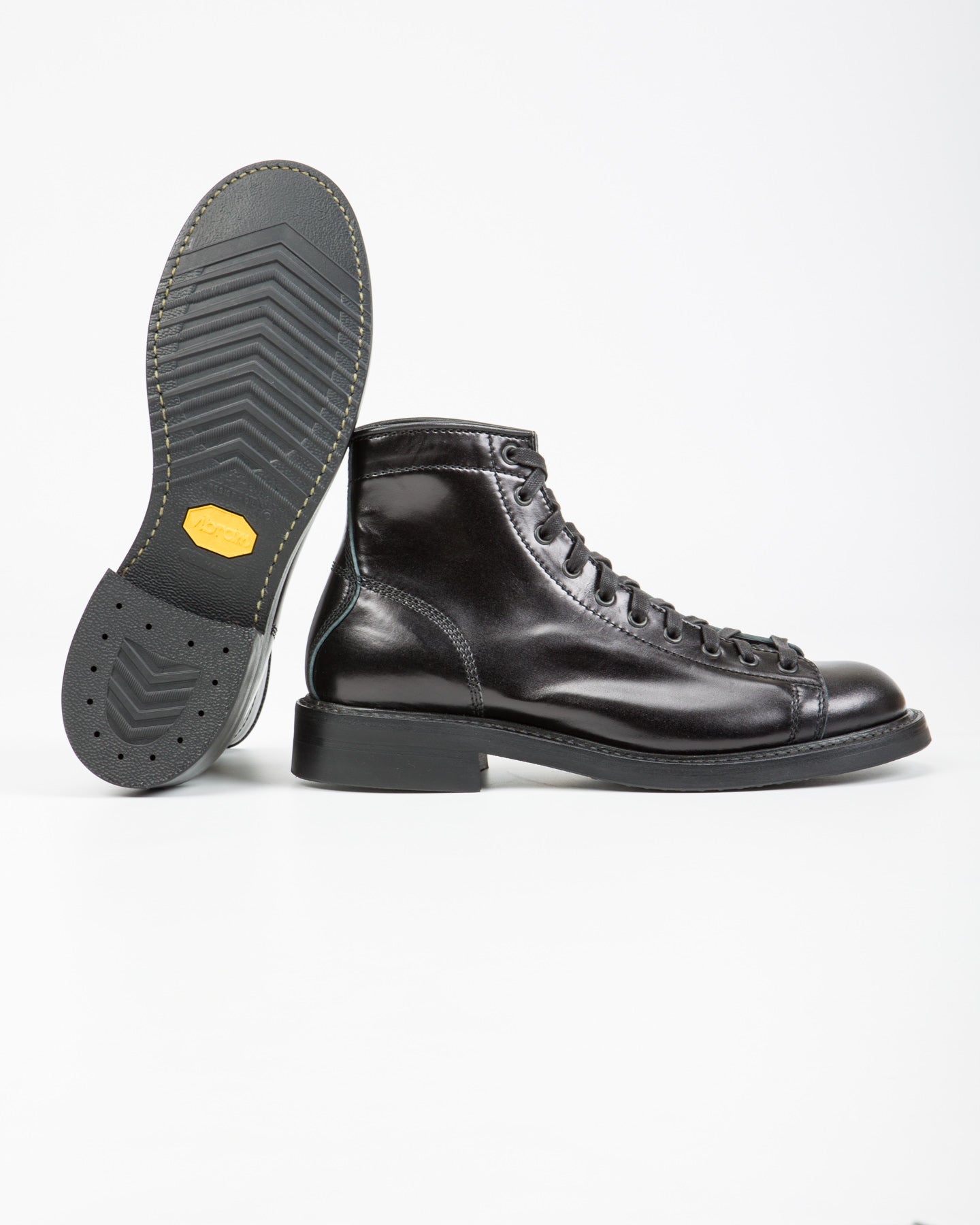 John Lofgren Monkey Boots - Black Ops Shinki Shell Cordovan - Standard & Strange