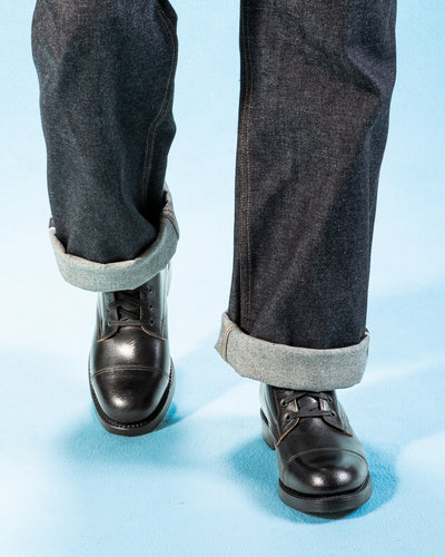 John Lofgren Montgomery Boots - Black Horween Leather SHF - Standard & Strange