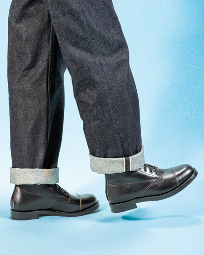 John Lofgren Montgomery Boots - Black Horween Leather SHF - Standard & Strange