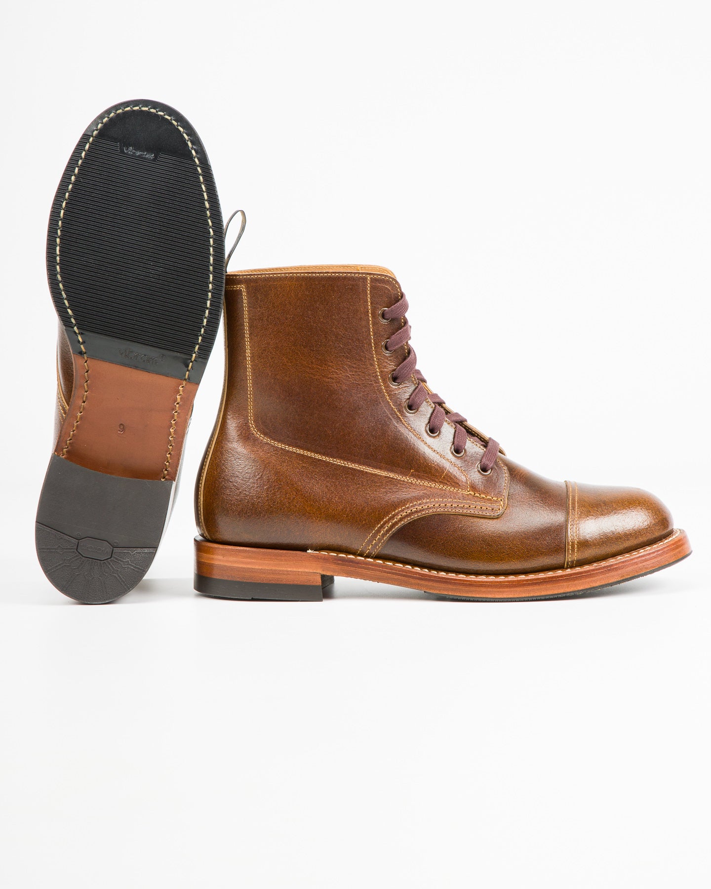 John Lofgren Montgomery Boots - Havana Horween Leather SHF - Standard & Strange