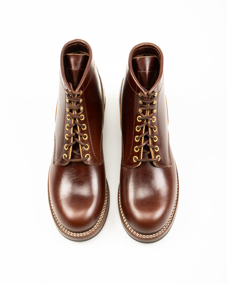 John Lofgren Steel Gang Boots - Dark Brown Shinki Horsebutt - Standard & Strange
