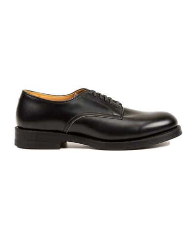John Lofgren USN Low Quarter Shoes - Black Calfskin - Standard & Strange