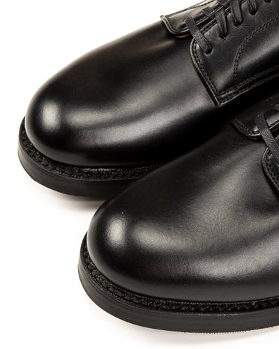 John Lofgren USN Low Quarter Shoes - Black Calfskin - Standard & Strange