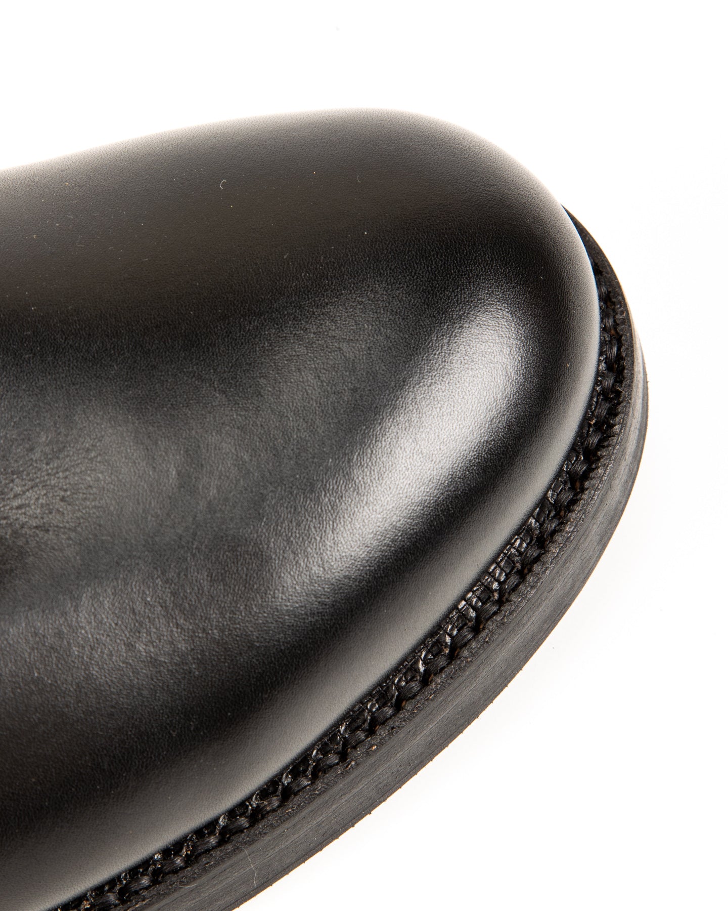 John Lofgren USN Low Quarter Shoes - Black Calfskin - Standard & Strange