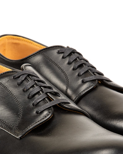 John Lofgren USN Low Quarter Shoes - Black Calfskin - Standard & Strange